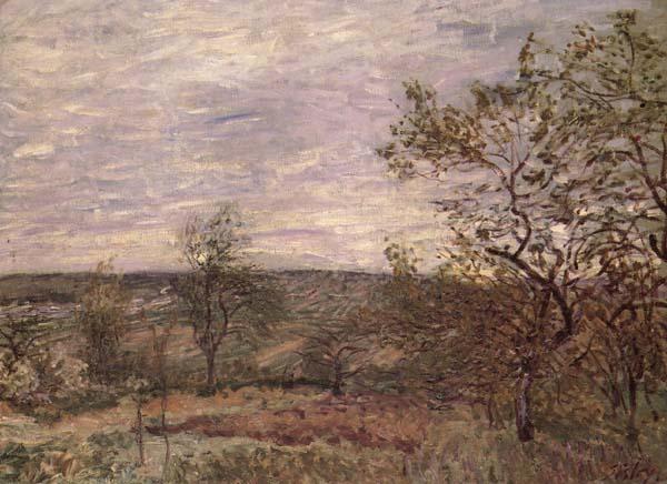 Alfred Sisley Windy Day in Veno China oil painting art